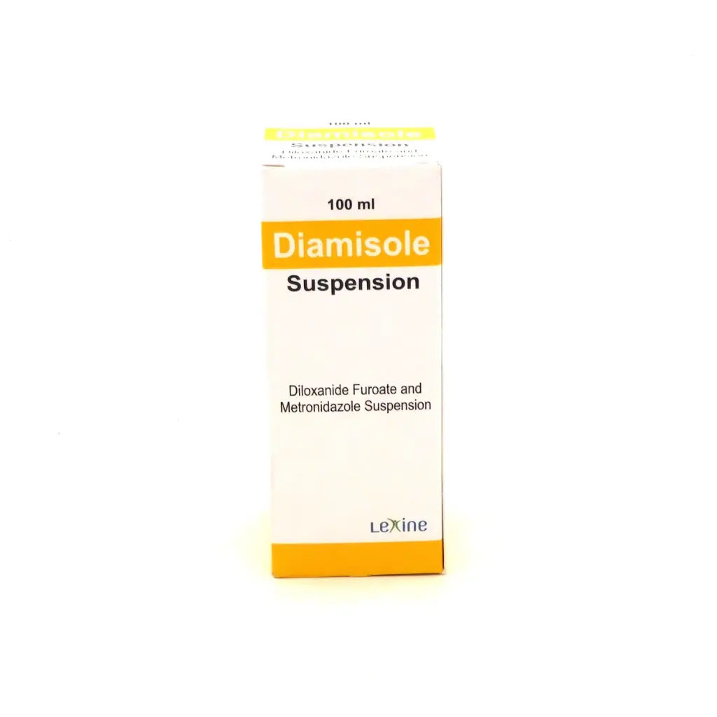 Diloxanide Furoate 250mg/ml Metronidazole Benzoate 200mg/ml Suspension 100ml (Diamisole)
