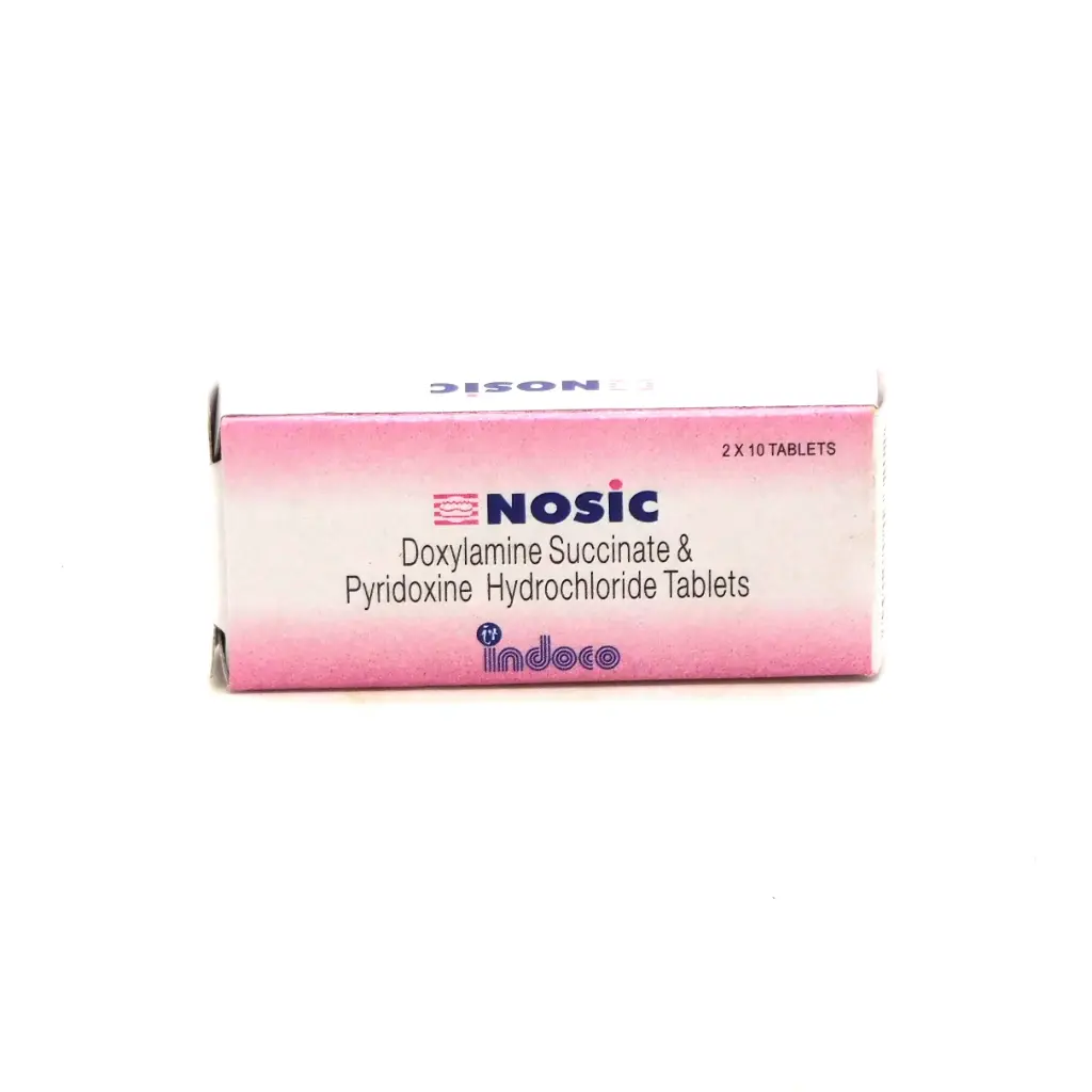 Doxylamine/Pyridoxine 10mg/10mg Tablets (Nosic)