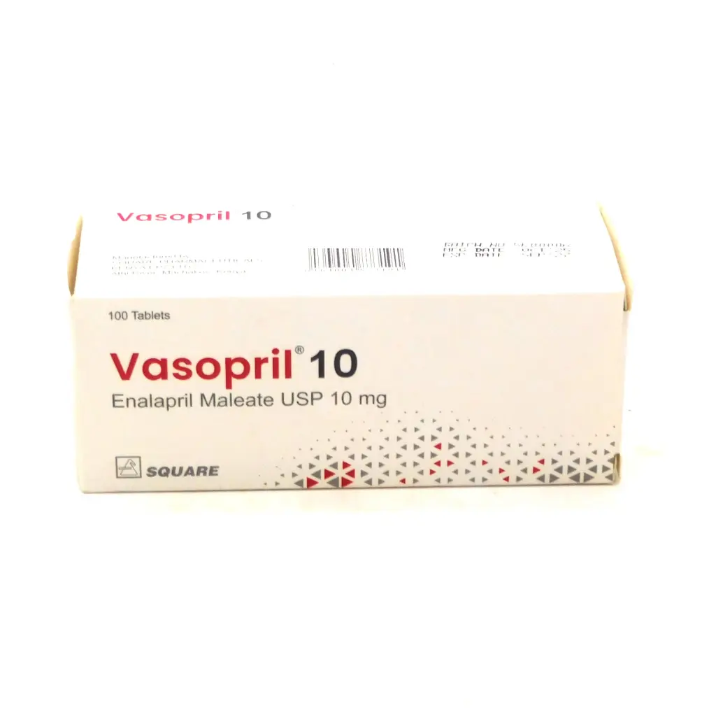Enalapril 10mg Tablets (Vasopril)