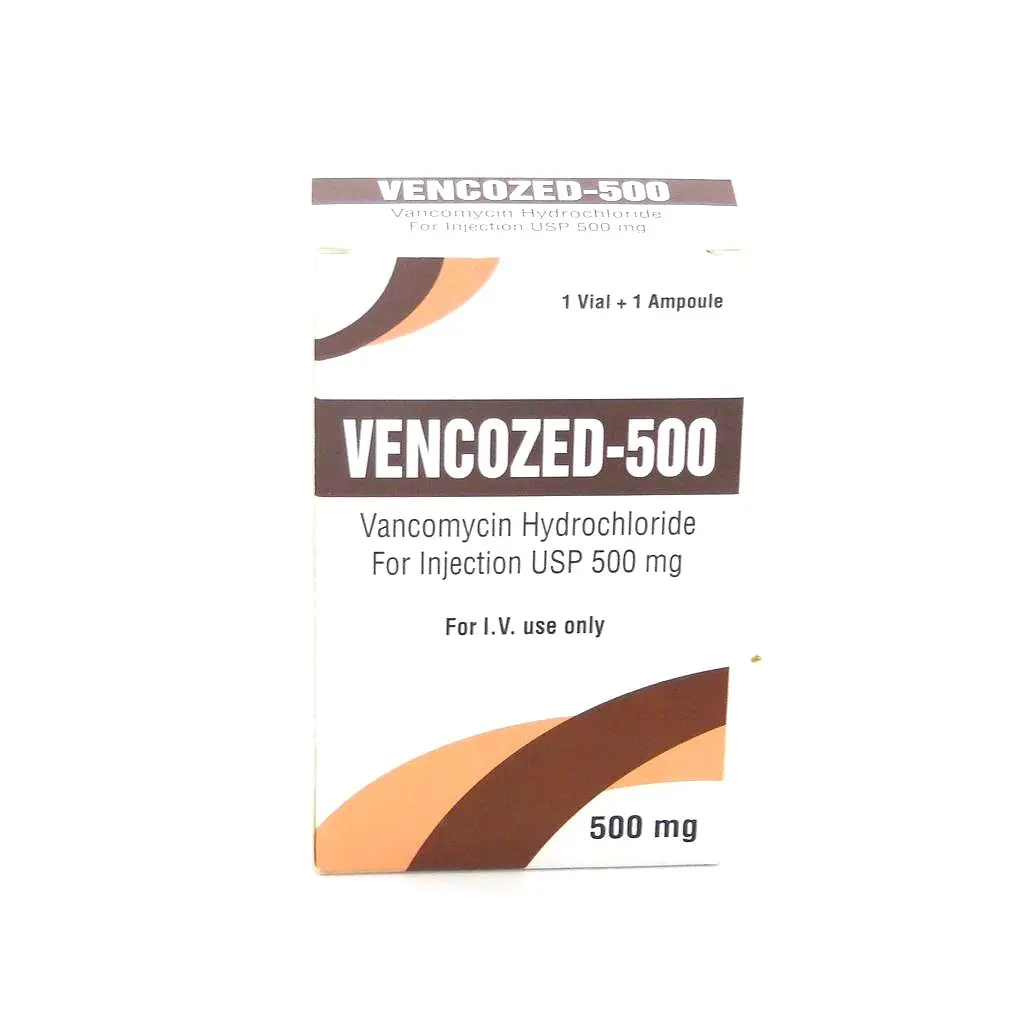 Vancomycin Hydrochloride 500mg Injection (Vencozed)