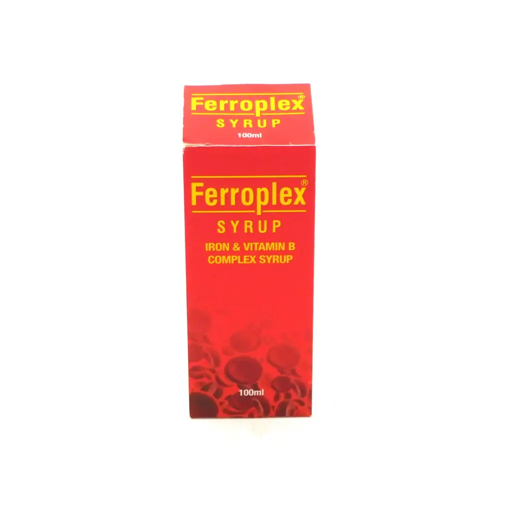 Ferric Ammonium Citrate, Vitamin B12, Folic Acid 100ml (Ferroplex) 
