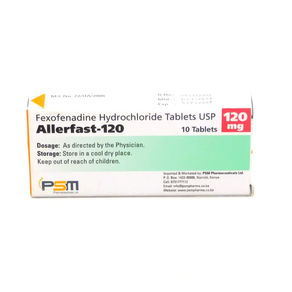 Fexofenadine 120mg Tablets (Allerfast-120) 