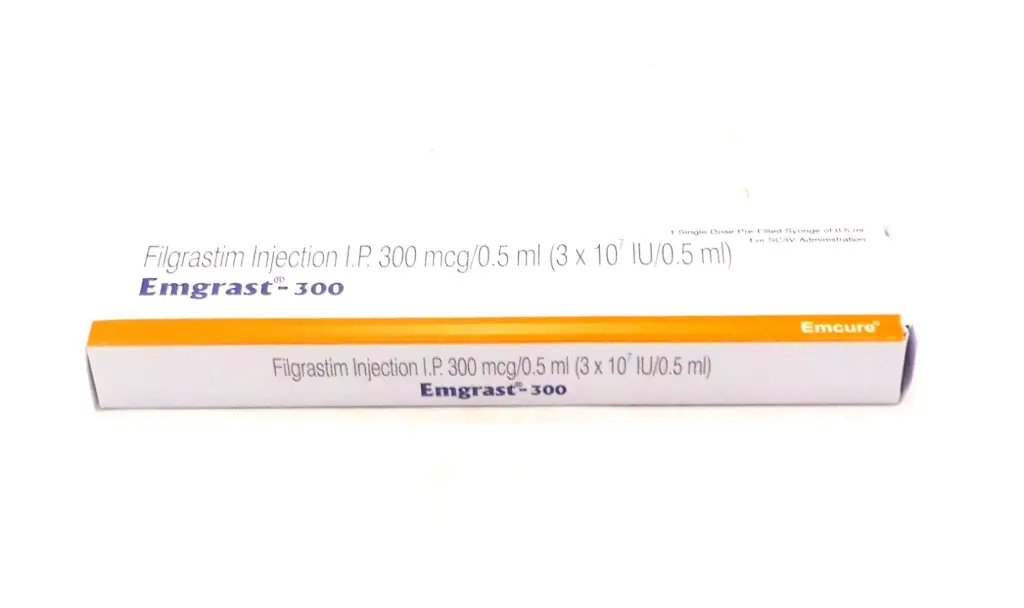 Filgrastim 300mcg Injection (Emgrast 300) 