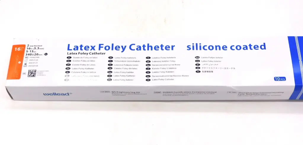 Foley Catheter G16 2-Way (Wellead)