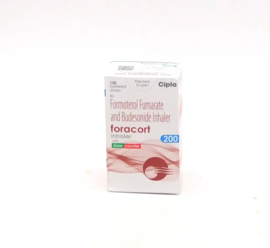 Formoterol Fumarate/Budesonide 200 Inhaler (Foracort 200)  