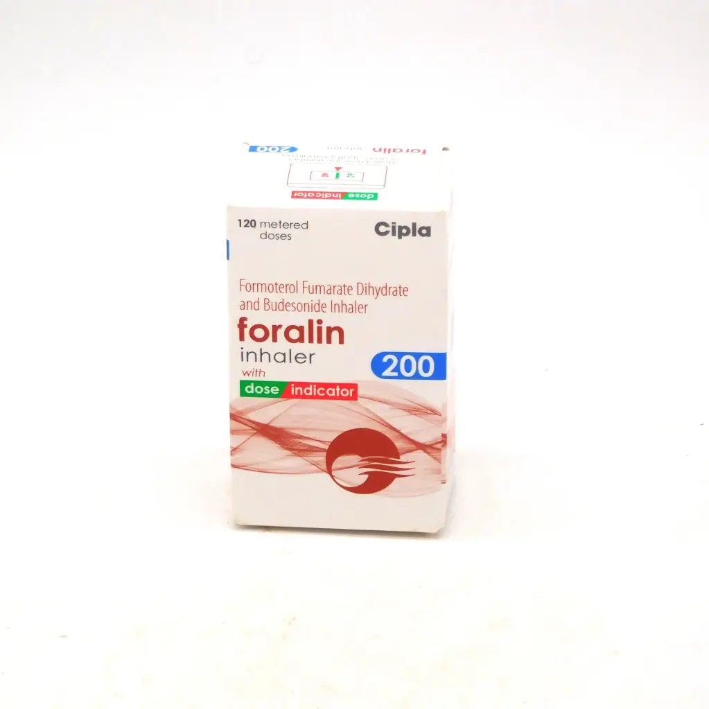 Formoterol Fumarate/Budesonide 200 Inhaler (Foralin) 