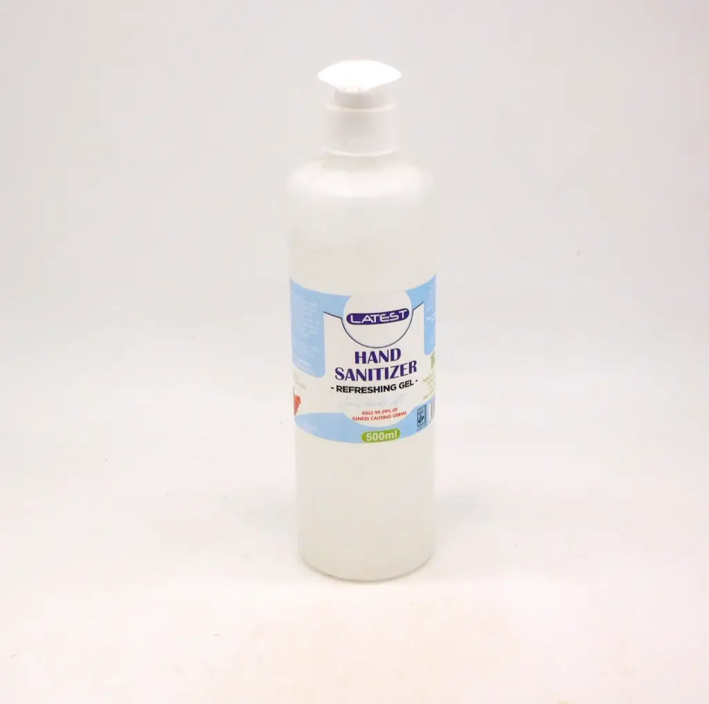 Hand Sanitizer 500ml Bottle With Pump (Latest)