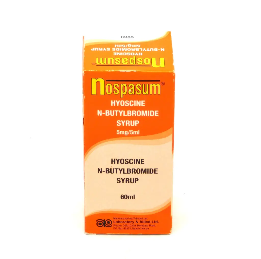Hyoscine N-Butylbromide 60ml (Nospasum)