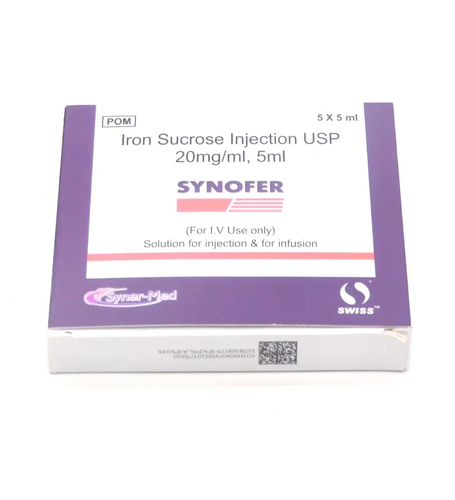 Iron Sucrose Injection (Synofer) 