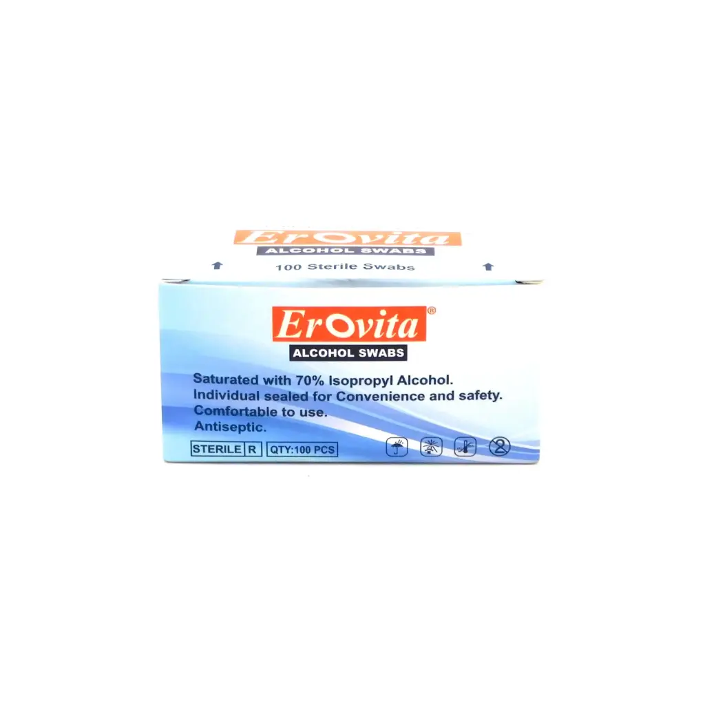 Isopropyl Alcohol 70% Swabs (Erovita)