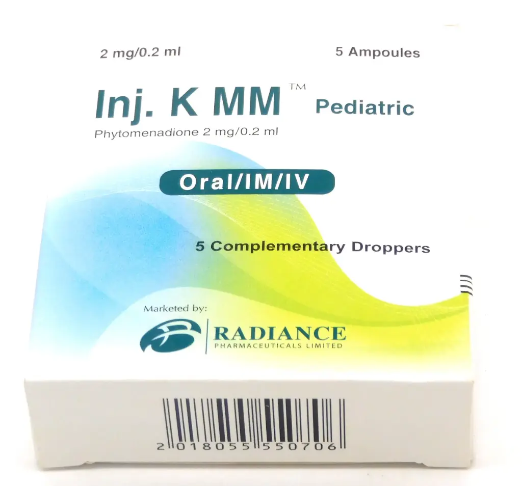 Vitamin K Injection 2mg/1ml (Radiance)