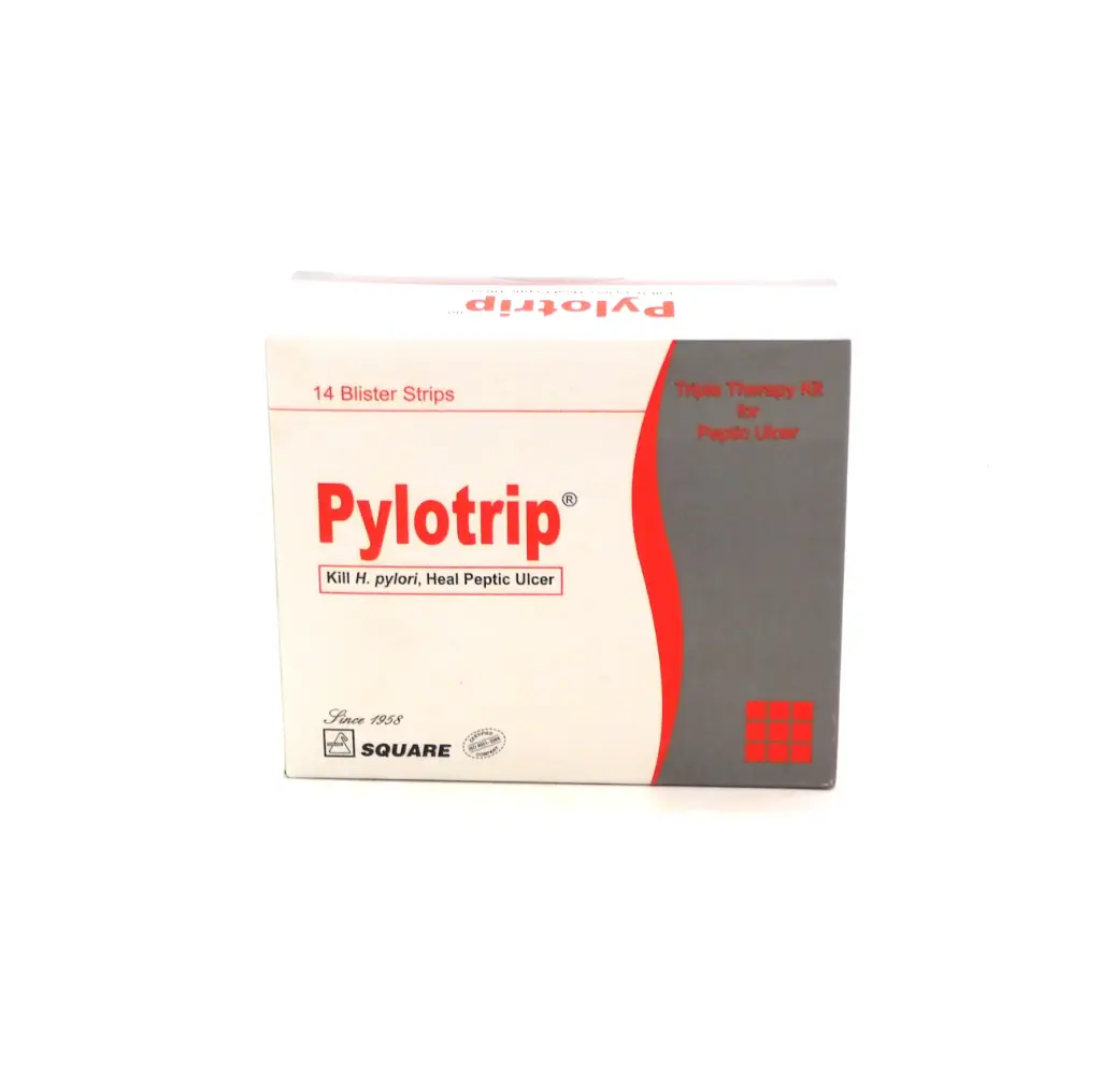Lansoprazole/Amoxicillin/Clarithromycin 30mg/1000mg/500mg H.Pylori Kit (Pylotrip) 
