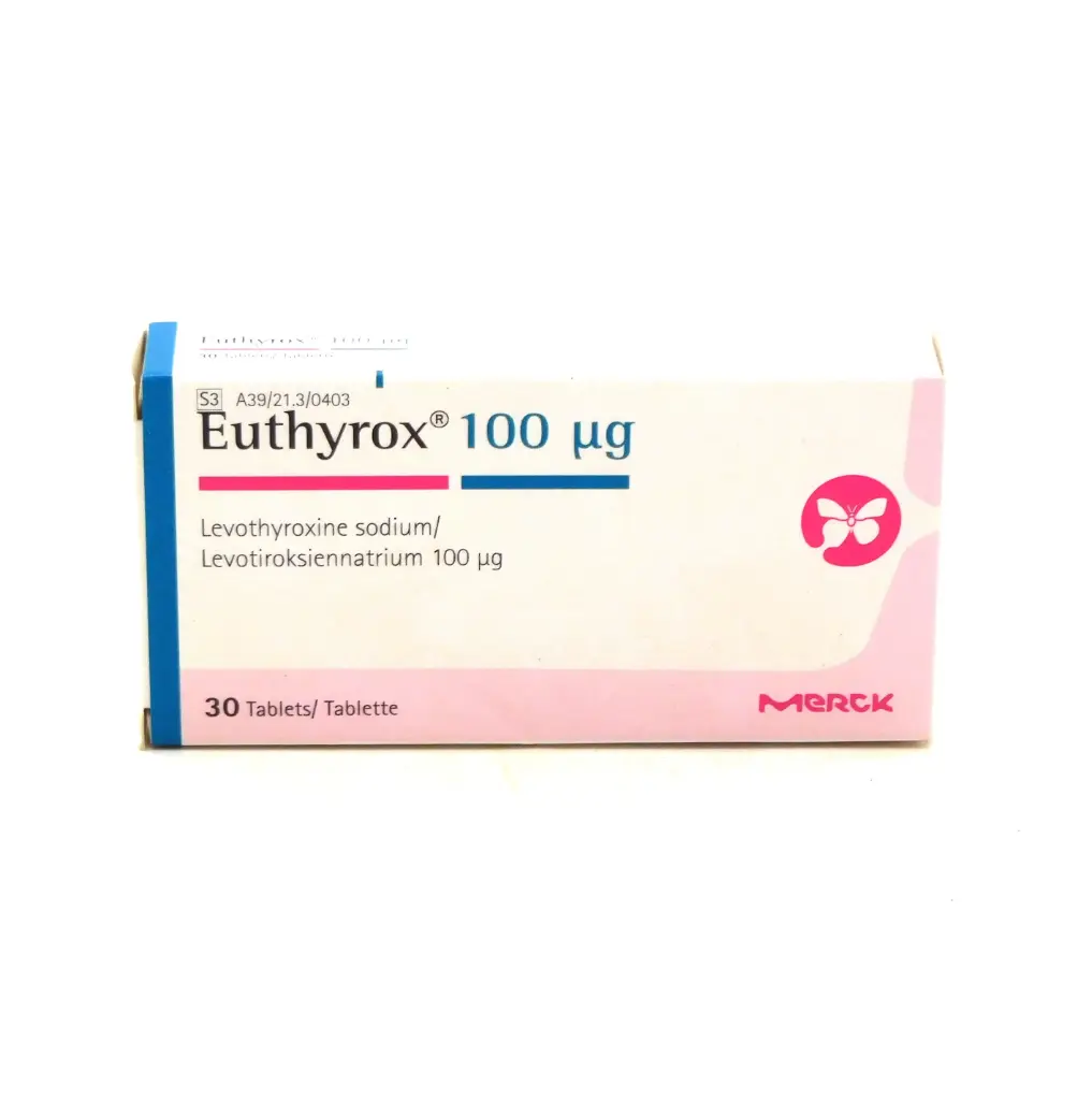 Levothyroxine 100mcg Tablets (Euthyrox 100)