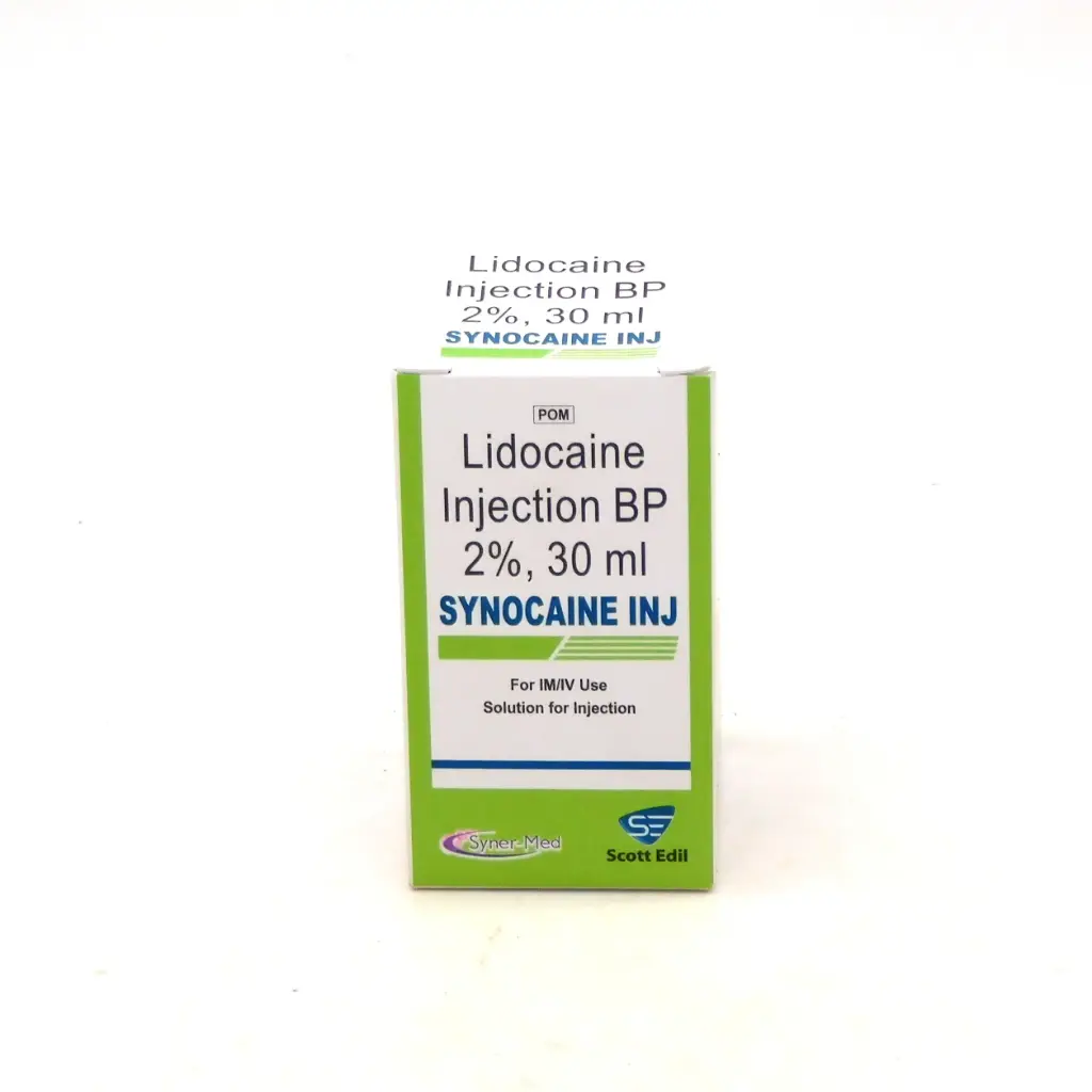 Lidocaine Injection 30ml (Synocaine)