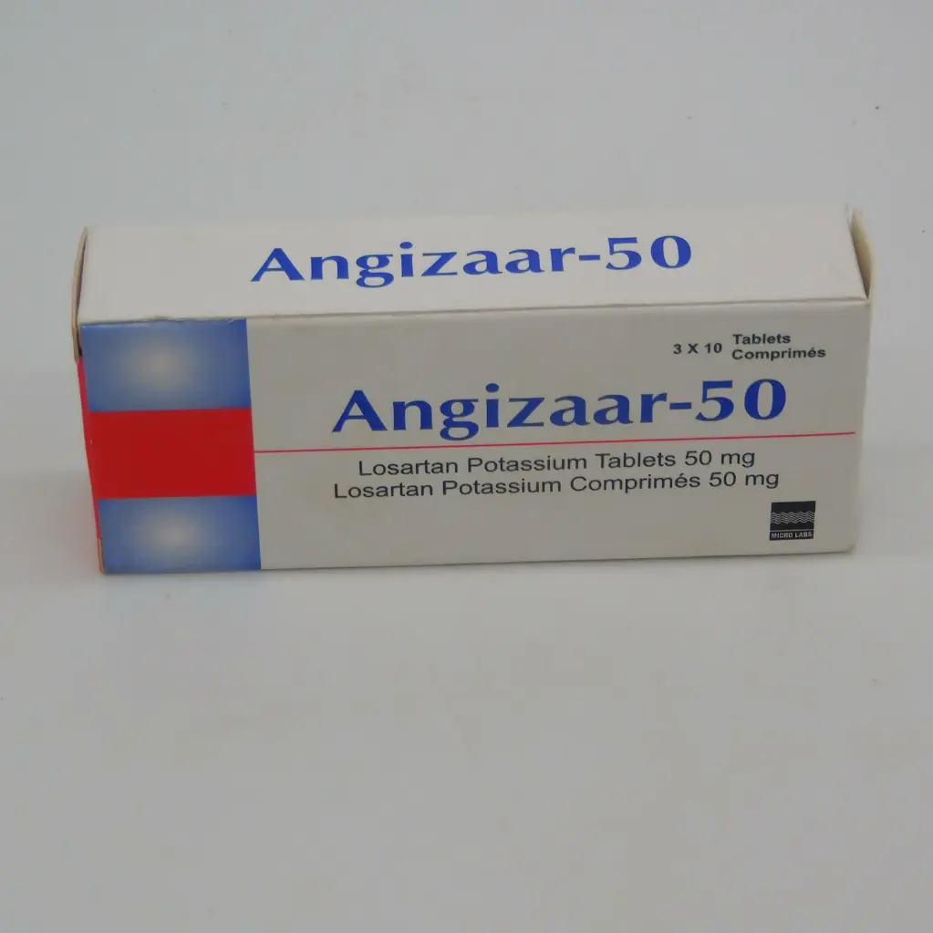 Losartan 50mg Tablets (Angizaar)