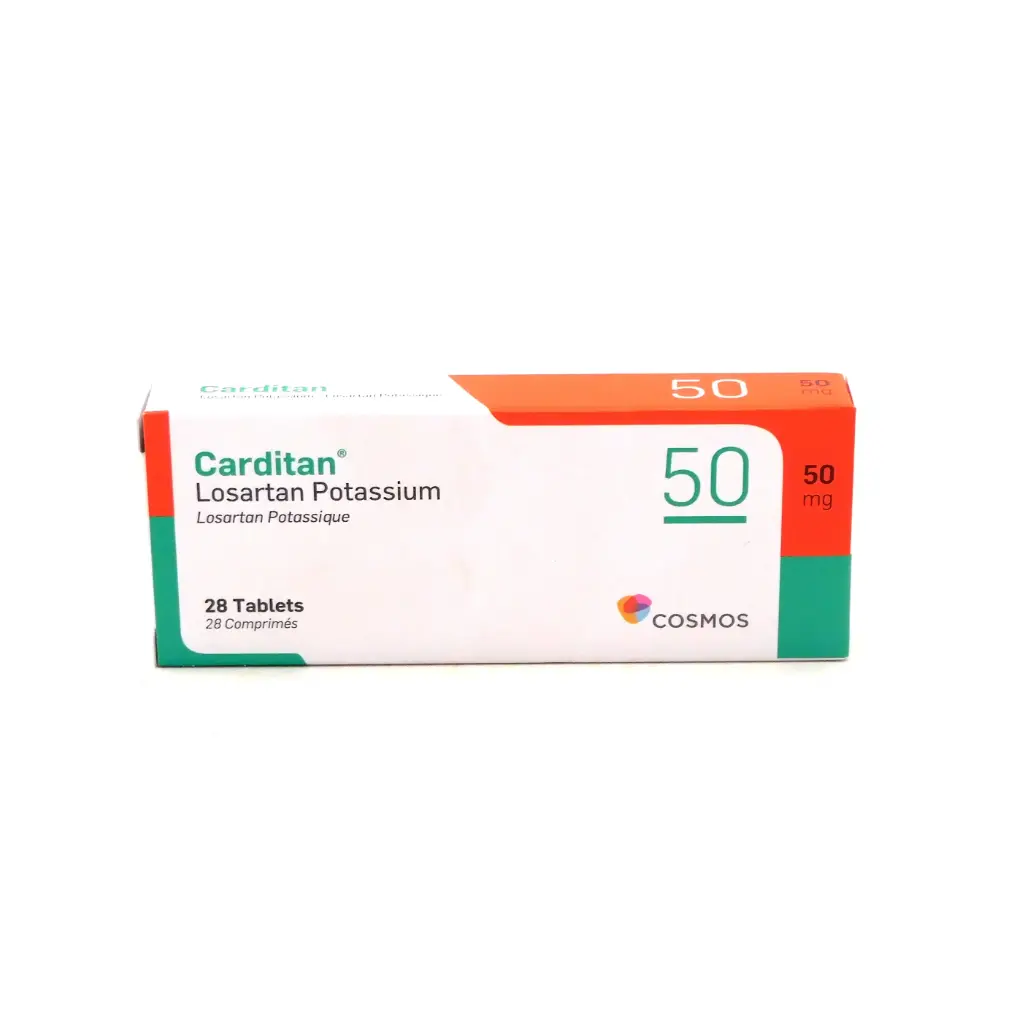 Losartan 50mg Tablets (Carditan)
