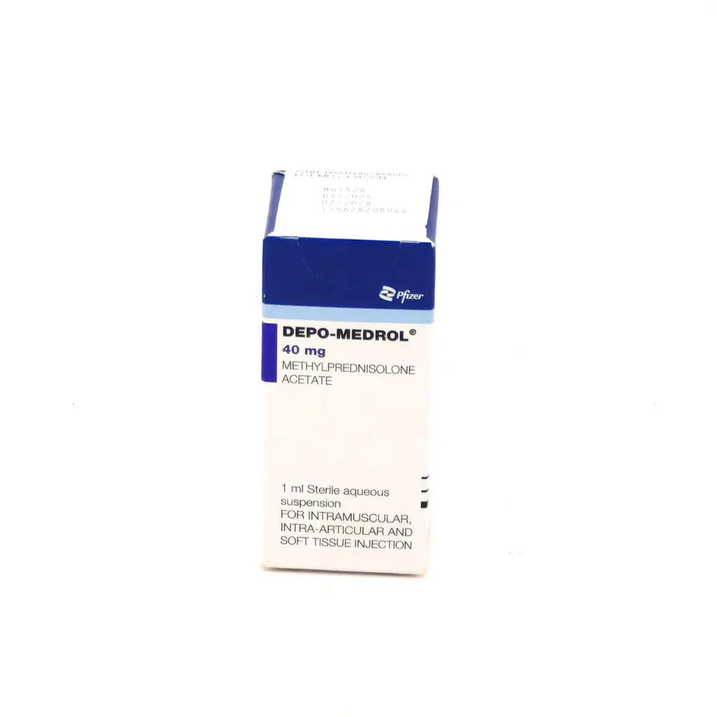 Methylprednisolone Acetate 40mg/ml 1ml Injection (Depo Medrol)