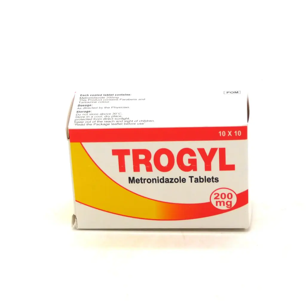 Metronidazole 200mg Coated Tablets Blister (Trogyl Coated) 