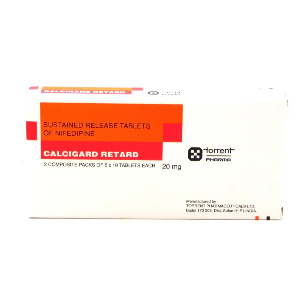 Nifedipine 20mg Tablets (Calcigard Retard)