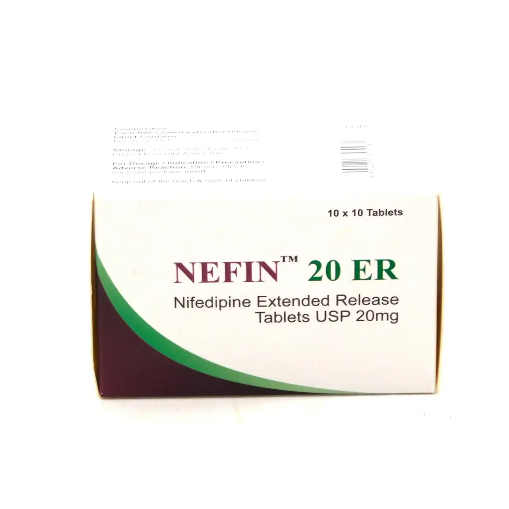 Nifedipine 20mg Tablets (Nefin)