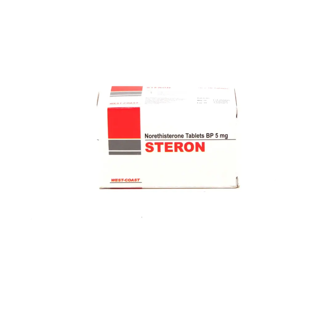 Norethisterone 5mg Tablets (Steron)