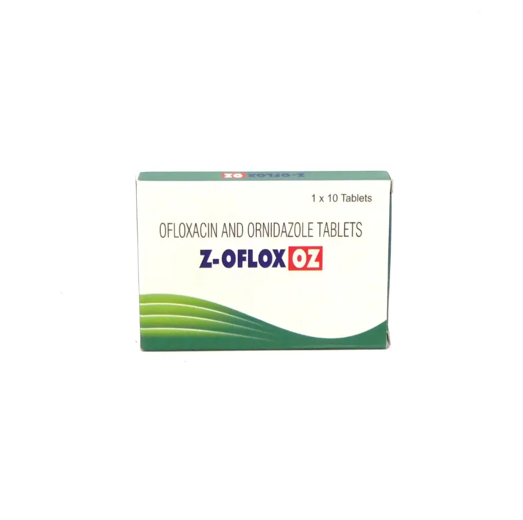 Ofloxacin 200mg/Ornidazole 500mg Tablets (Z-Oflox Oz)