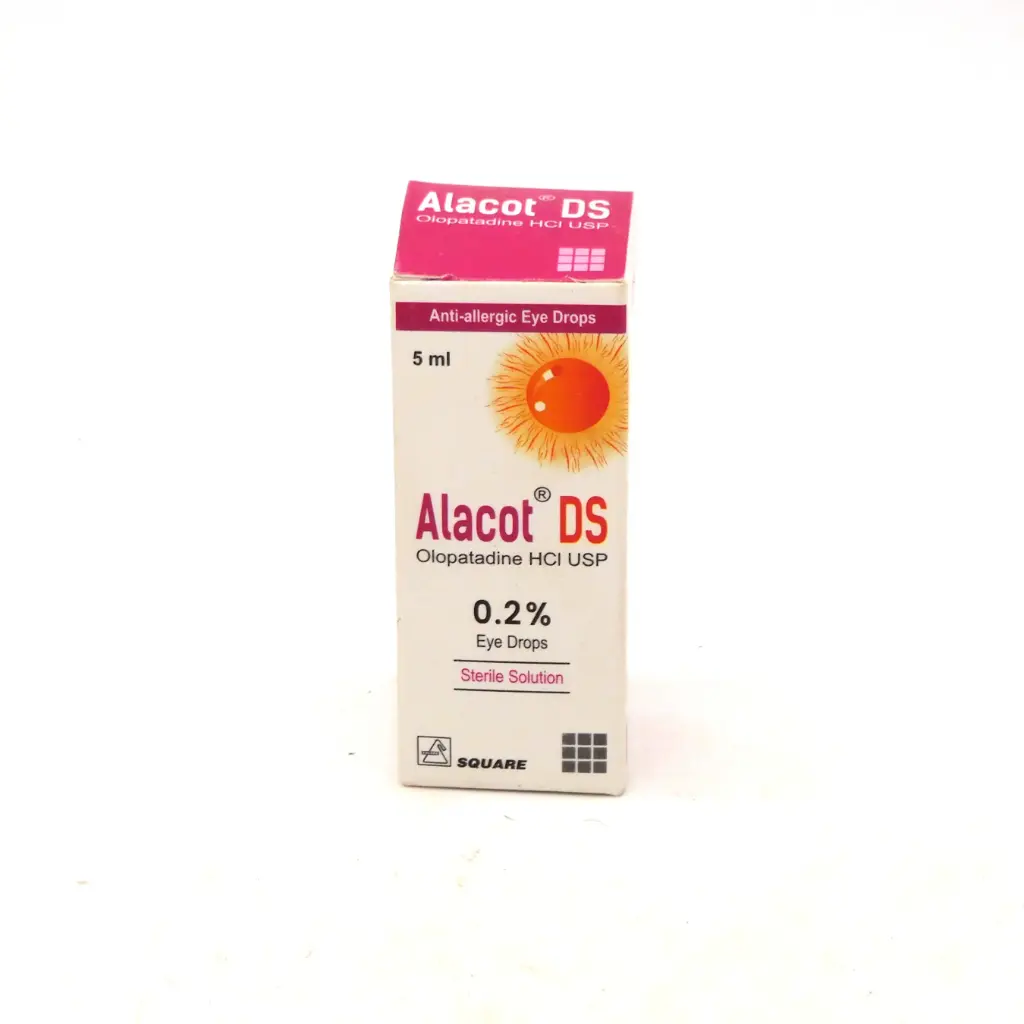 Olopatadine 0.2% w/v Eye Drops 5ml (Alacot DS) 