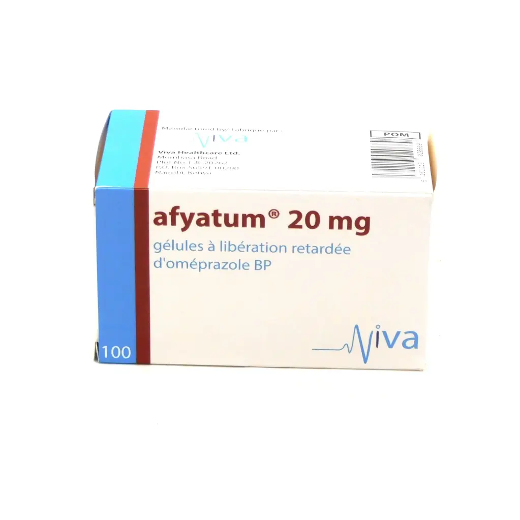 Omeprazole 20mg Capsules (Afyatum)