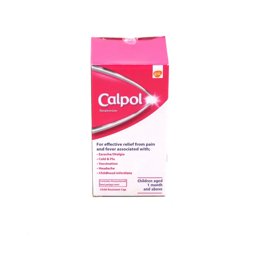 Paracetamol 120mg/5ml Suspension 100ml (Calpol)
