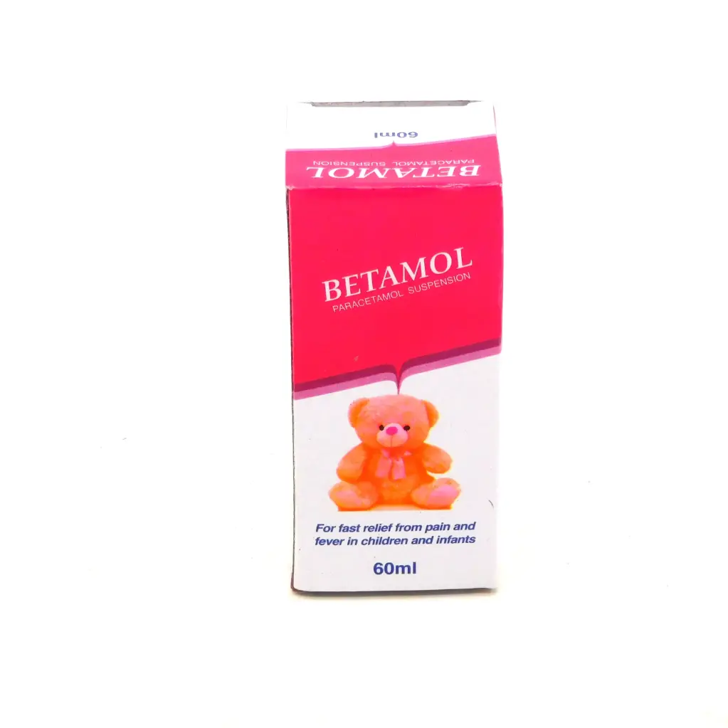 Paracetamol 120mg/5ml Suspension 60ml (Betamol)