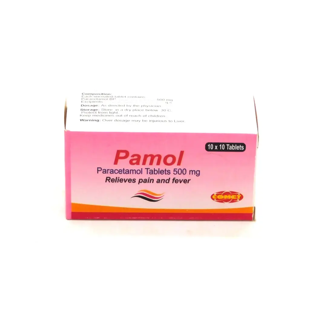 Paracetamol 500mg Tablets Blister (Pamol)