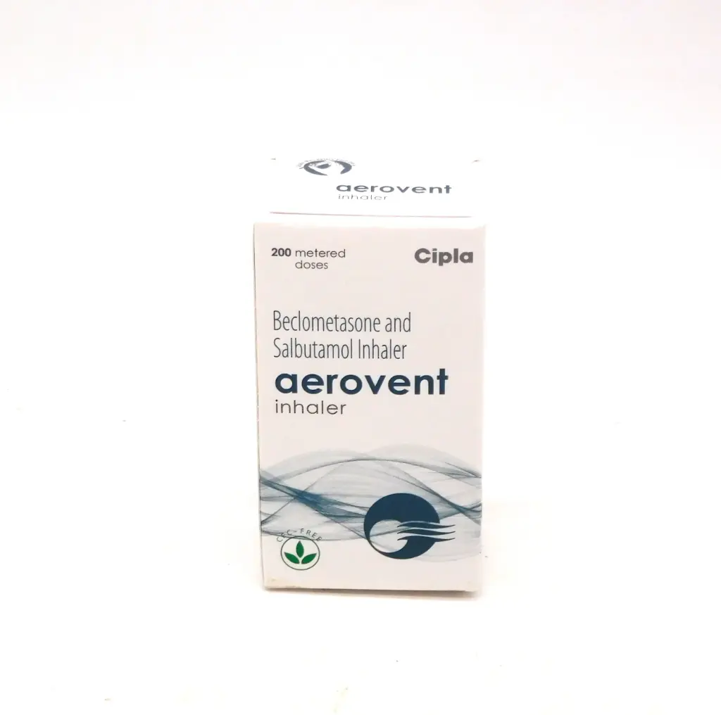Salbutamol/Beclometasone Inhaler (Aerovent)
