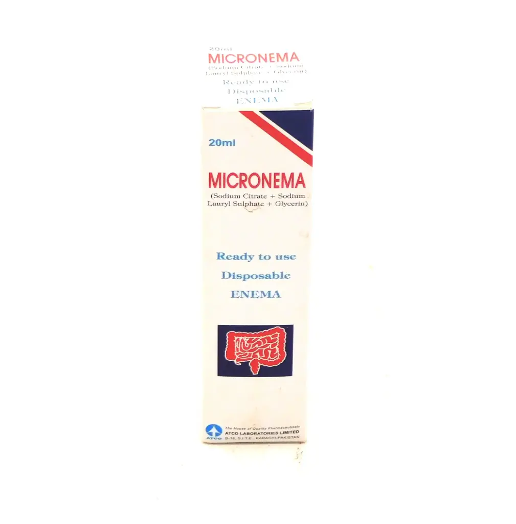 Sodium Citrate/Sodium Lauryl/Glycerine 20ml (Micro Enema)