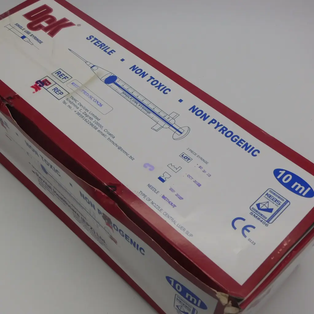 Syringe 10cc Without Needle (DCK)