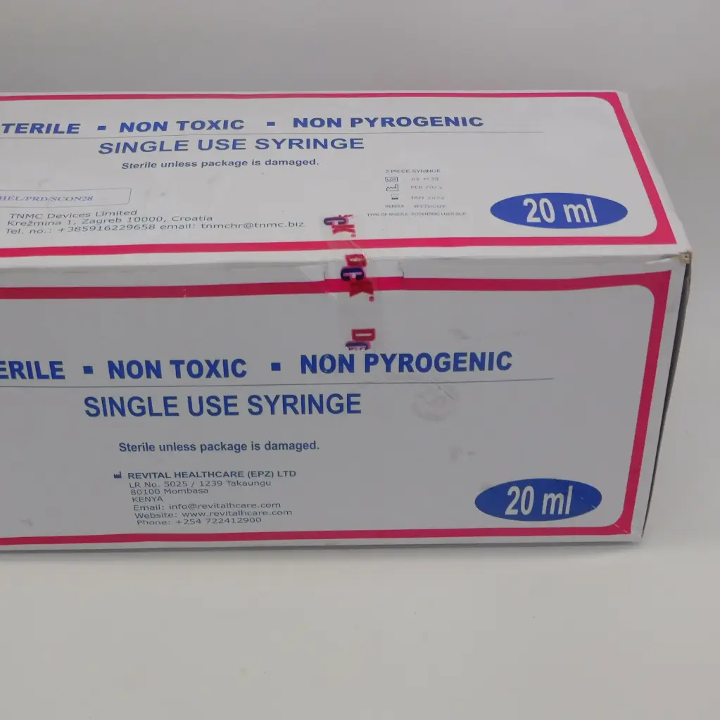 Syringe 20cc Without Needle (DCK)