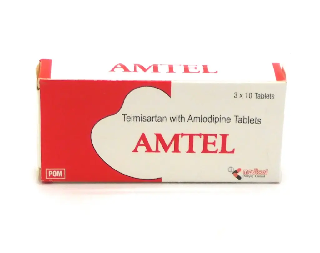 Telmisartan/Amlodipine 40mg/5mg Tablets (AMTEL 40/5)