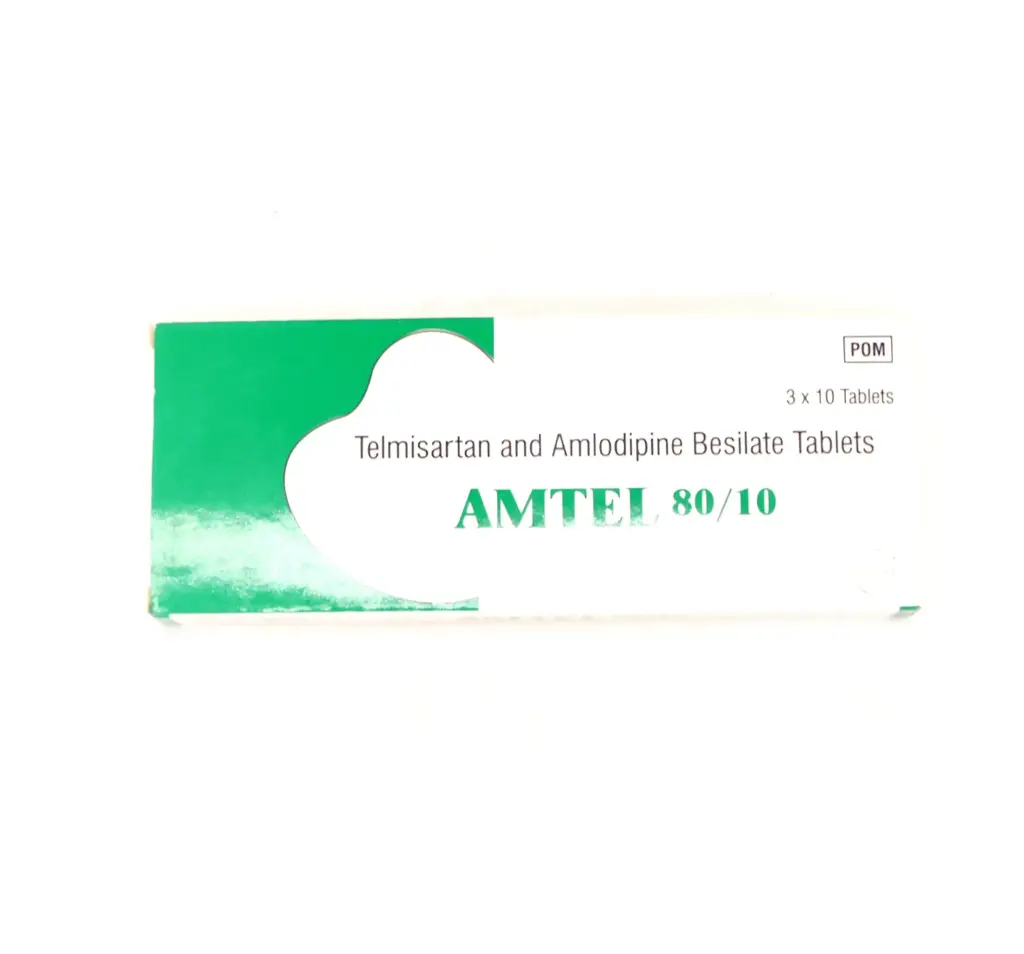 Telmisartan/Amlodipine 80mg/10mg Tablets (AMTEL 80/10)