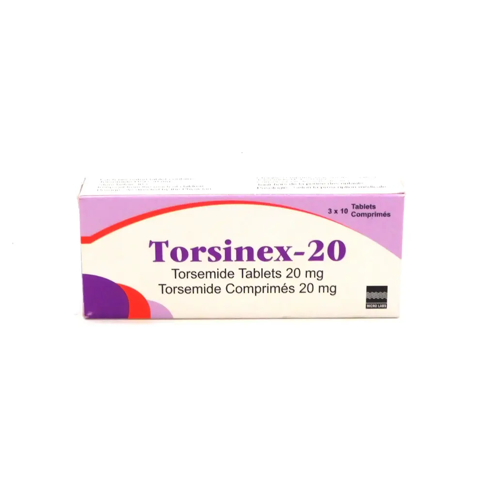 Torsemide 20mg Tablets (Torsinex)