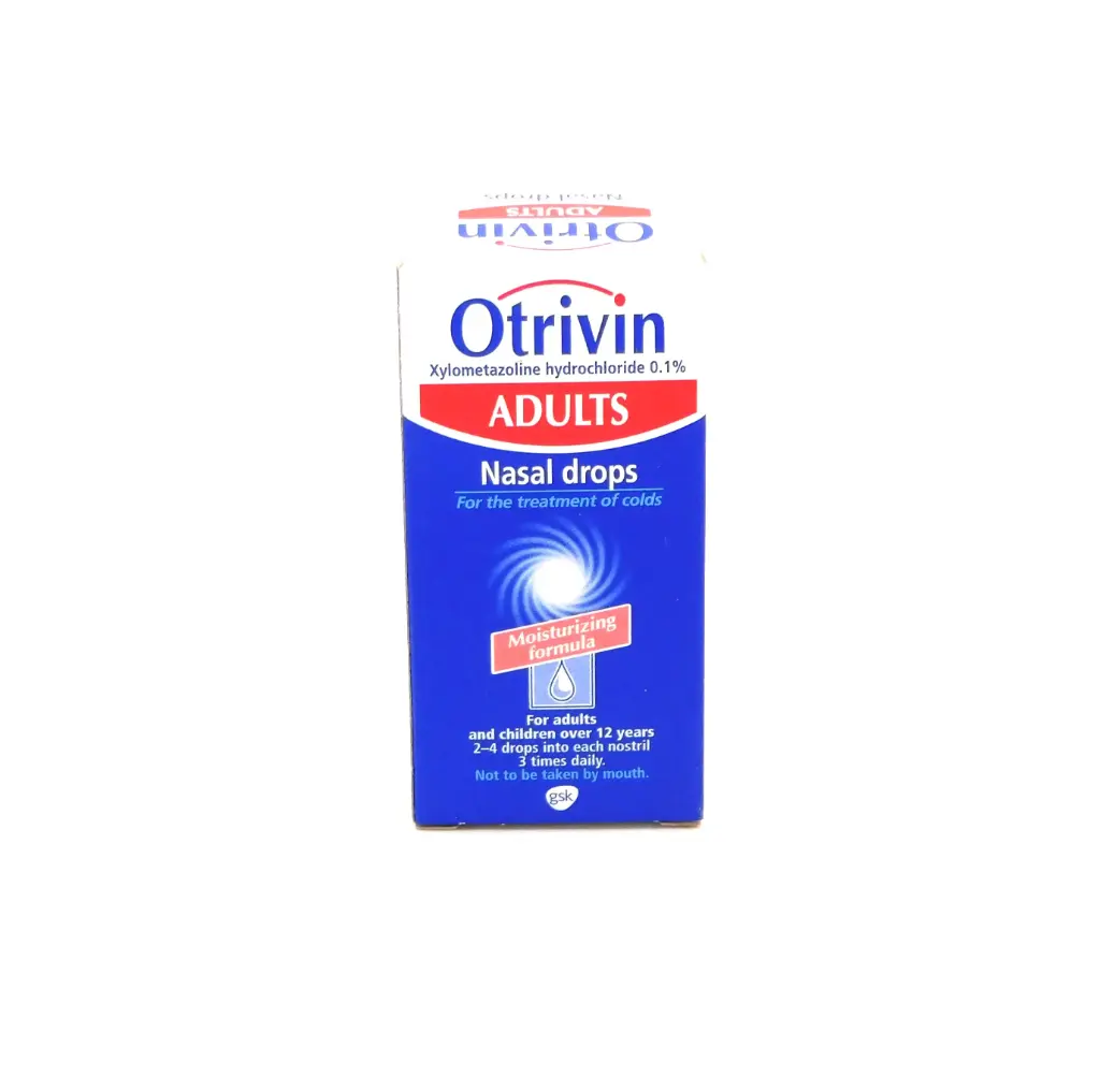 Xylometazoline Adult Nasal Drops 10ml (Otrivin)