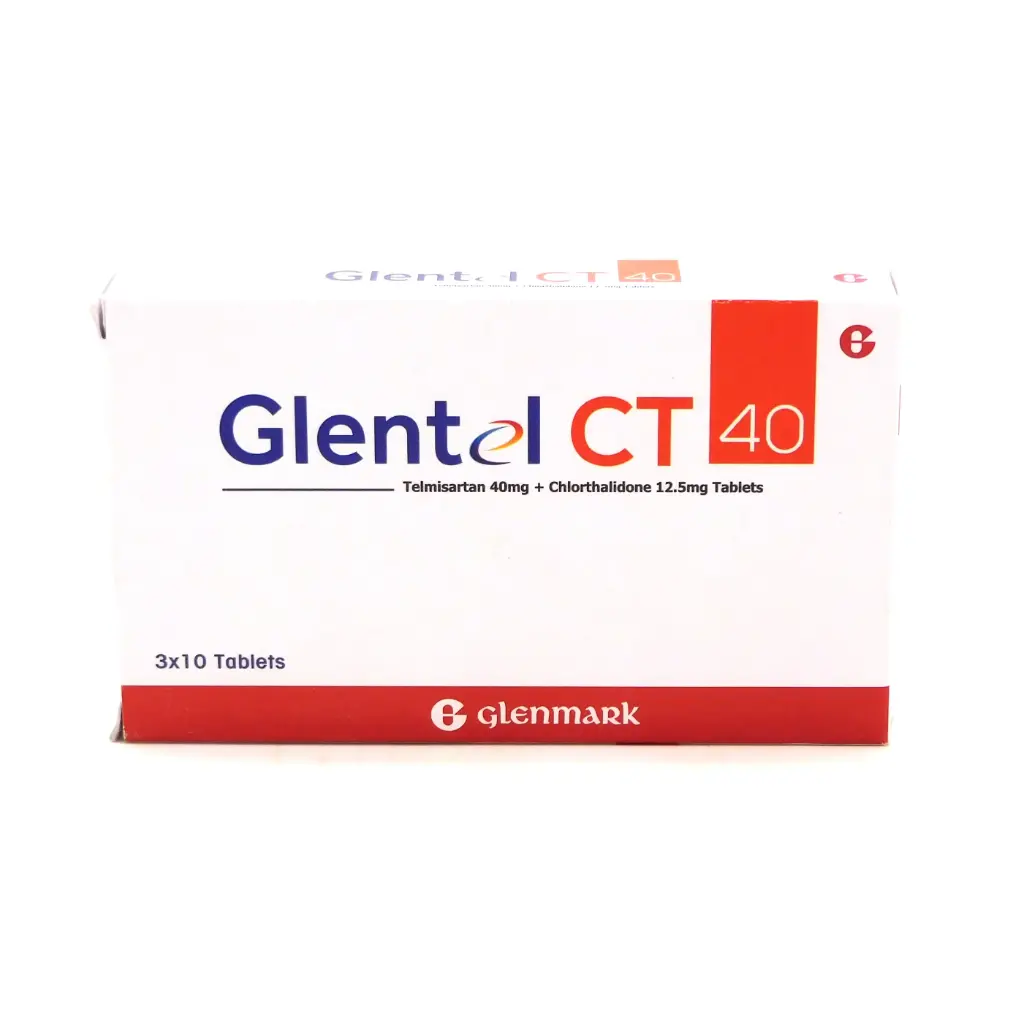 Telmisartan/Chlorthalidone 40mg/12.5mg Tablets (Glentel CT 40)