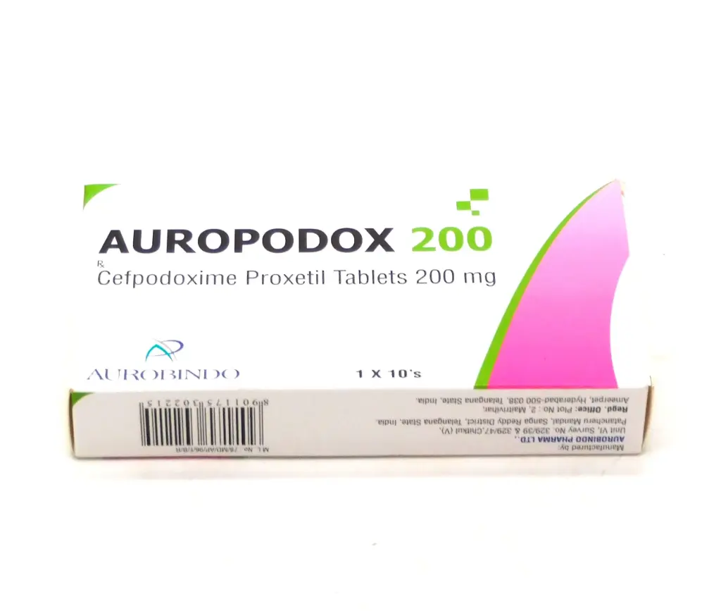 Cefpodoxime 200mg Tablets (Auropodox)
