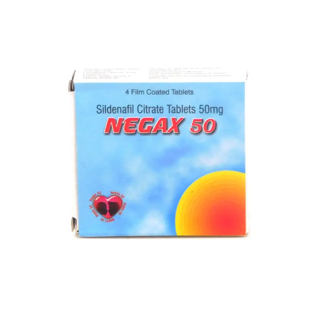 Sildenafil 50mg Tablets (Negax)