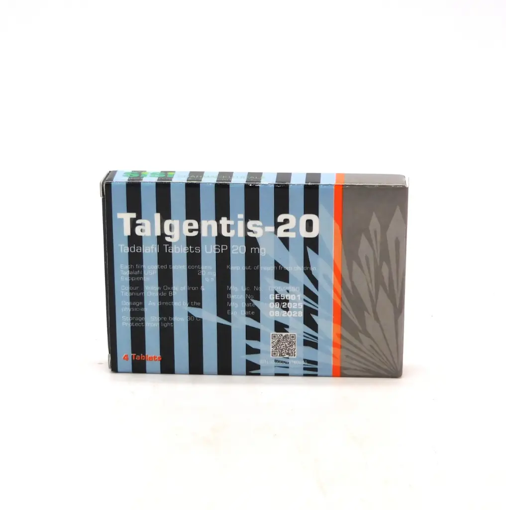 Tadalafil 20mg Tablets (Talgentis)