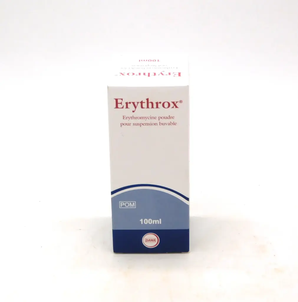 Erythromycin 125mg/5ml Dry Suspension 100ml (Erythrox)
