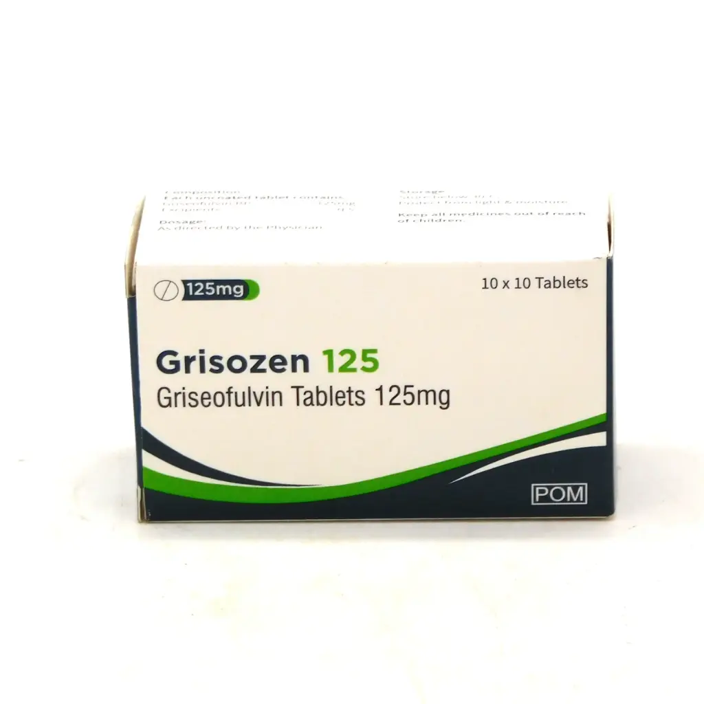 Griseofulvin 125mg Blister Tablets (Grisozen125)