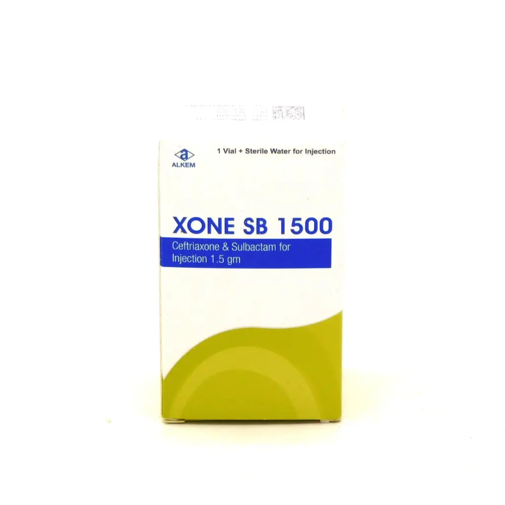 Ceftriaxone 1g/Sulbactam 0.5g Injection (Xone)