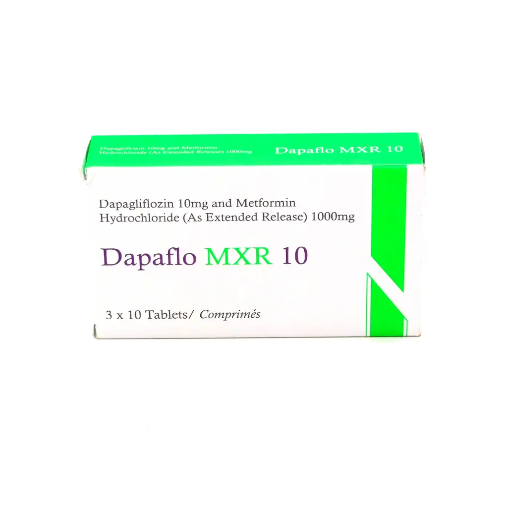 Dapagliflozin/ Metformin 10mg/1000mg Tablets (Dapaflo-M XR) 