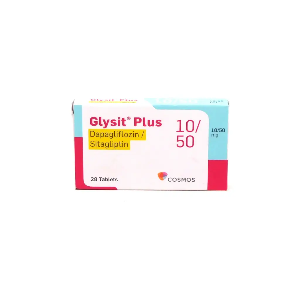 Sitagliptin/Dapagliflozin 50mg/10mg Tablets (Glysit Plus)