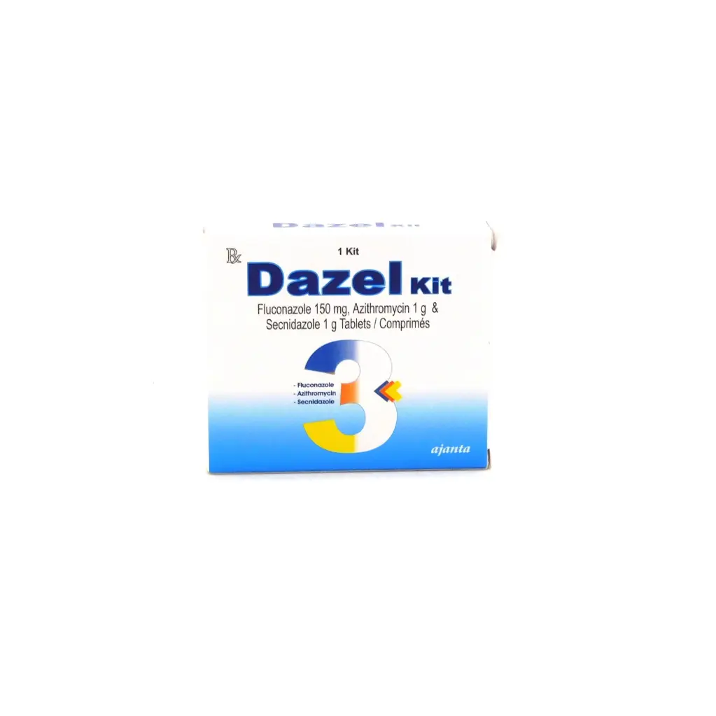 Fluconazole/Azithromycin/Secnidazole 150/1000/1000mg (Dazel Kit)