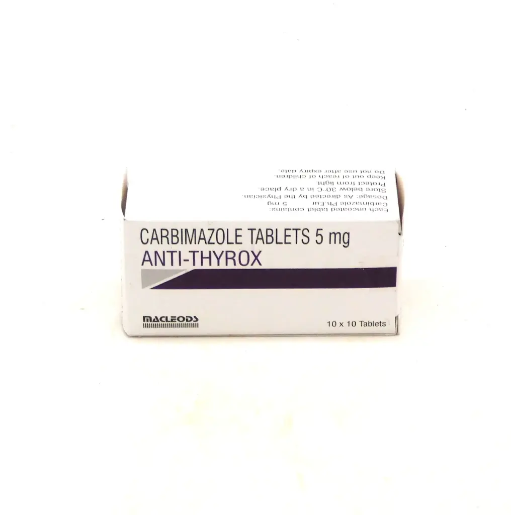 Carbimazole 5mg Tablets (Anti Thyrox)